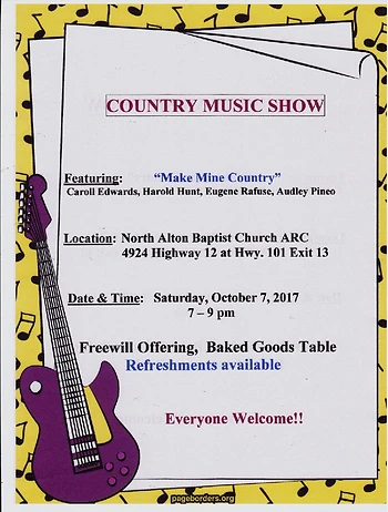 Poster for Country Music Show