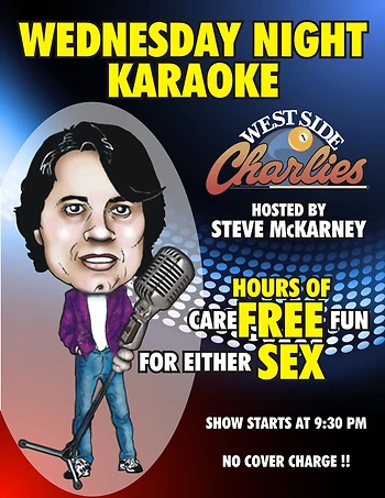 Poster for Karaoke with Steve McKarney