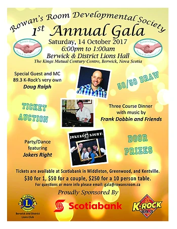 Poster for Rowan's Room Gala with Jokers Right