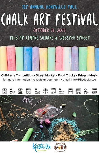 Poster for Chalk Art Festival