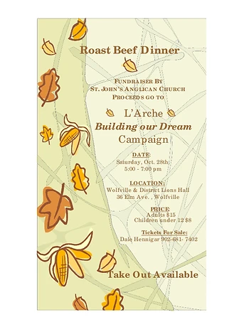 Poster for Roast Beef Dinner