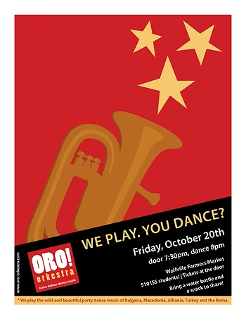 Poster for ORO! Dance Party