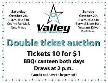 Poster for Ticket Auction & BBQ