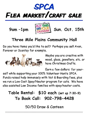 Poster for Flea Market & Craft Sale