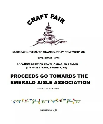 Poster for Christmas Craft Fair