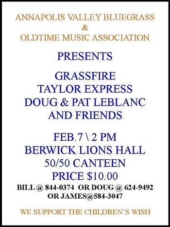 Poster for Bluegrass & Oldtime Music Show