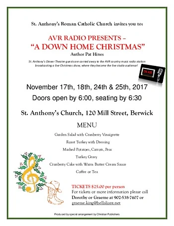 Poster for Dinner Theatre