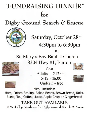 Poster for Fundraising Dinner