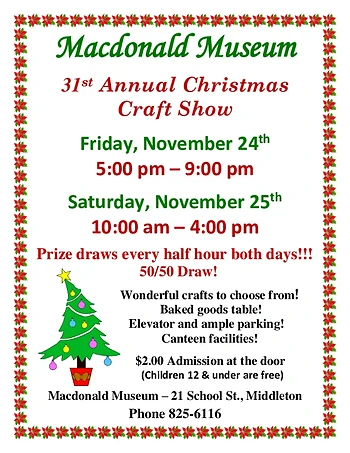 Poster for Christmas Craft Show