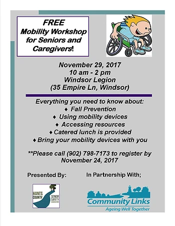 Poster for Mobility Workshop