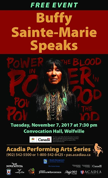 Poster for Buffy Sainte-Marie Speaks