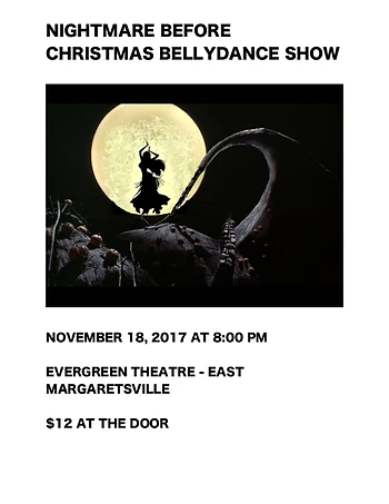 Poster for Belly Dance Show