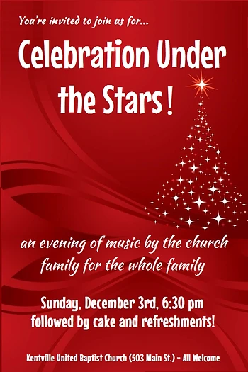Poster for Celebration Under the Stars