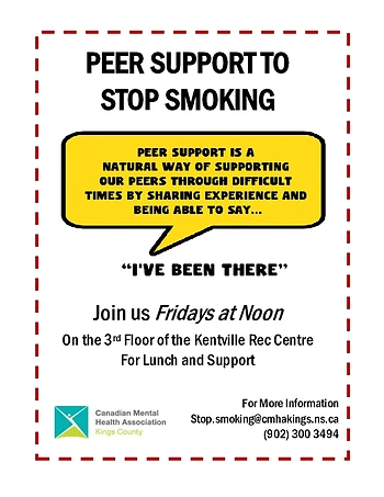 Poster for Peer Support to Quit Smoking