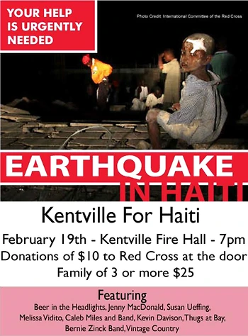 Poster for Kentville for Haiti
