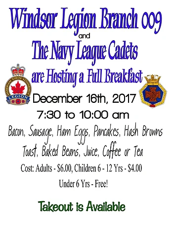 Poster for Community Breakfast