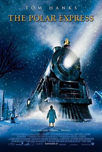 Poster for Free showing of The Polar Express