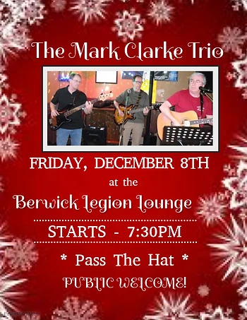 Poster for The Mark Clarke Trio