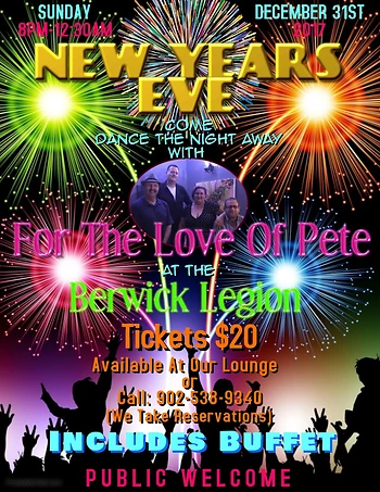 Poster for New Year's Eve Party