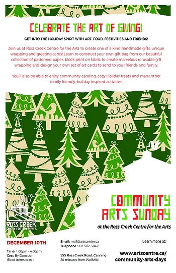 Poster for Community Arts Day
