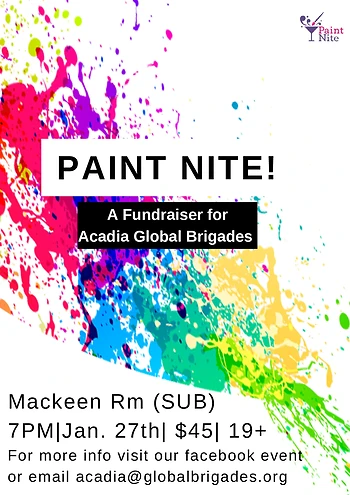 Poster for Paint Nite
