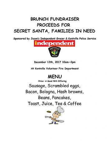 Poster for Brunch Fundraiser