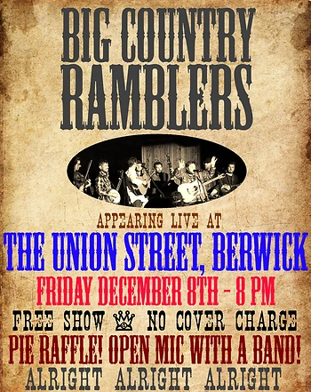 Poster for Big Country Ramblers