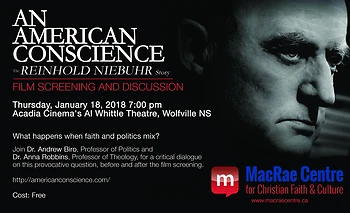 Poster for An American Conscience: Film and Discussion