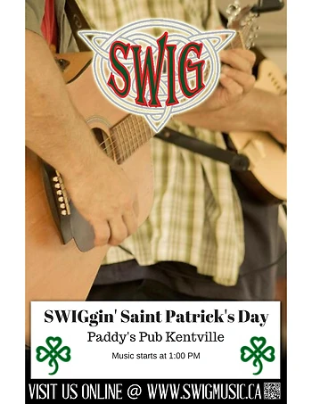 Poster for SWIGgin' Saint Patrick's Day