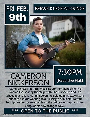 Poster for Cameron Nickerson