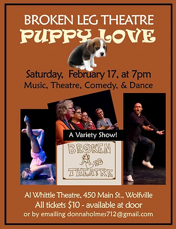 Poster for Broken Leg Theatre - Puppy Love