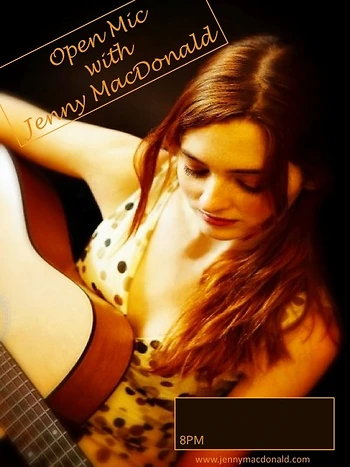 Poster for Open Mic with Jenny MacDonald