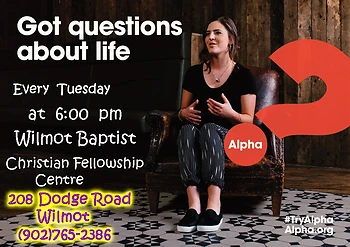 Poster for Alpha Course