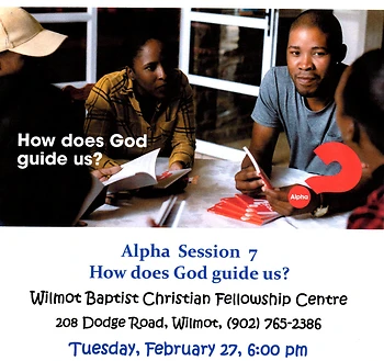 Poster for Alpha Course
