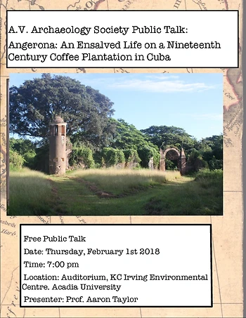 Poster for Archaeology Talk 