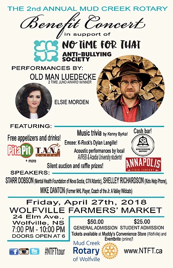 Poster for Benefit Concert ft. Old Man Luedecke