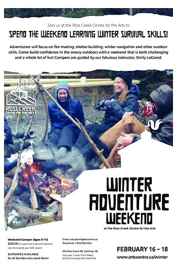 Poster for Winter Adventure Weekend