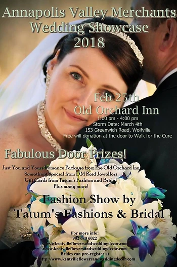 Poster for Annapolis Valley Merchants Wedding Showcase
