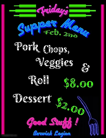 Poster for Friday Supper