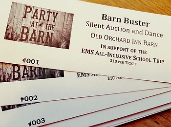 Poster for Barn Buster Dance & Silent Auction - SOLD OUT!