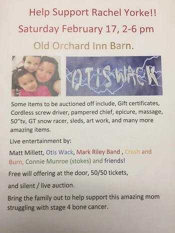 Poster for Benefit for Rachel Yorke