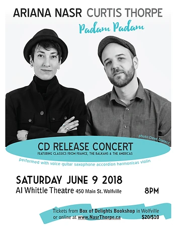 Poster for Nasr & Thorpe CD Release