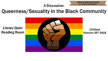 Poster for Queerness in the Black Community