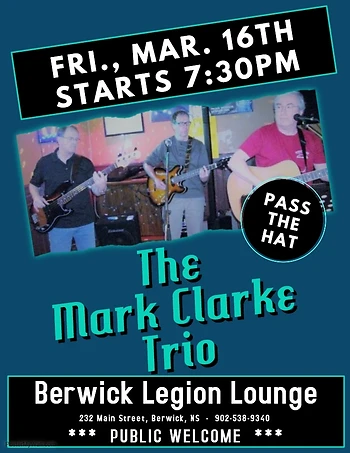 Poster for The Mark Clarke Trio