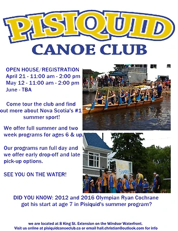 Poster for Canoe/Kayak Open House