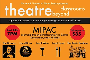 Poster for Mermaid Theatre Fundraiser