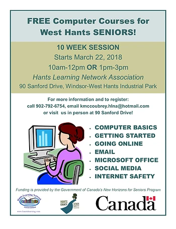 Poster for Computer Basics for Seniors