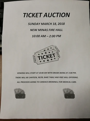 Poster for Ticket Auction
