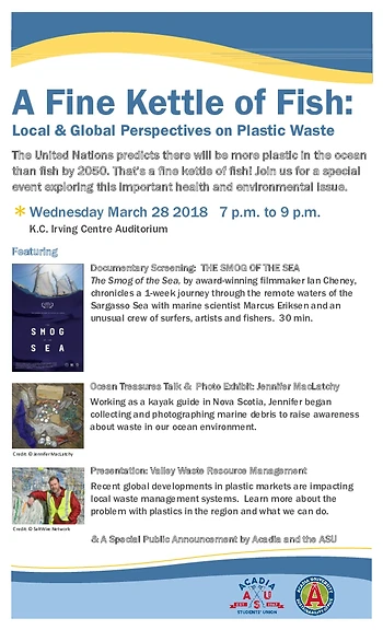 Poster for A Fine Kettle of Fish - Perspectives on Plastic Waste