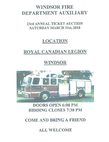 Poster for Ticket Auction